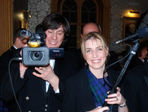Chris & Anna filming